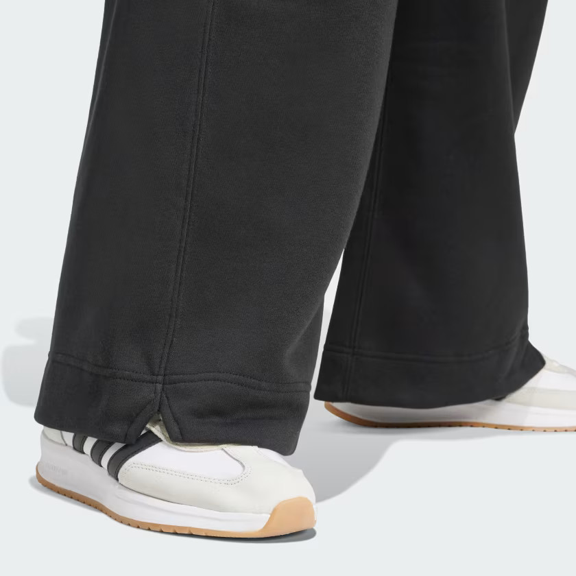 adidas women ALL SZN Fleece Loose Wide-Leg Pants