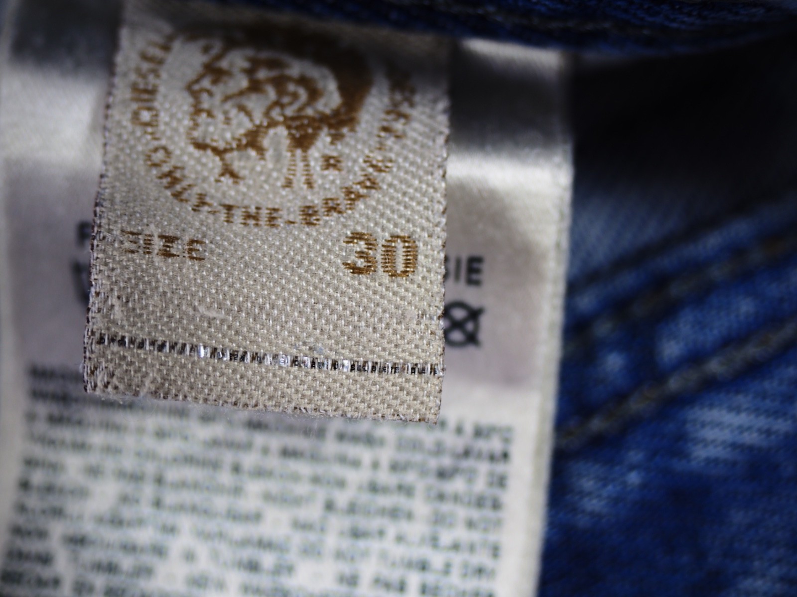 Diesel Larkee Jeans W30 L30 Wash 0073P Regular Straight 30W 30L
