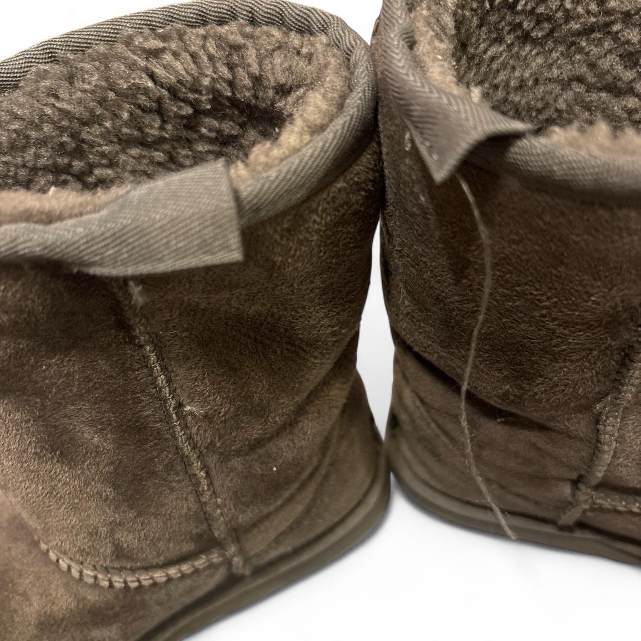 UGG Australia Grey Suede Shearling Mid-Calf Classic Boots Women’s Size 6