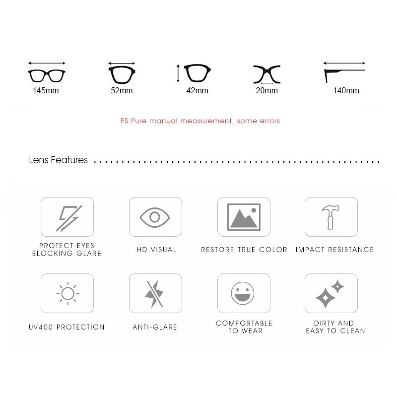 Square Polarized Sport Sunglasses Men Women Riding Fishing Driving Glasses UV400
