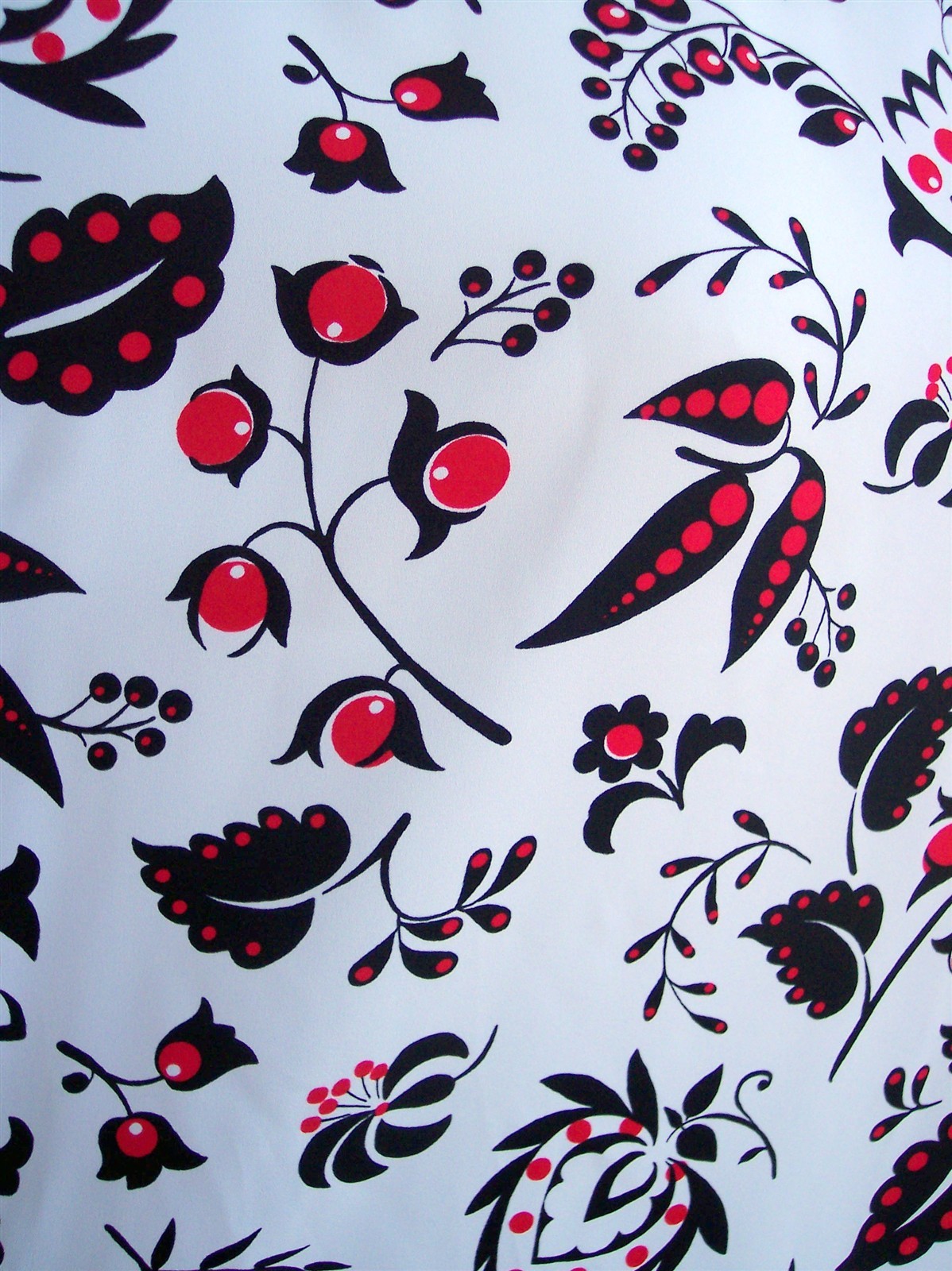 Talbots Plus NEW $90 Red Black White top plus size 2x cherry berry blouse shirt
