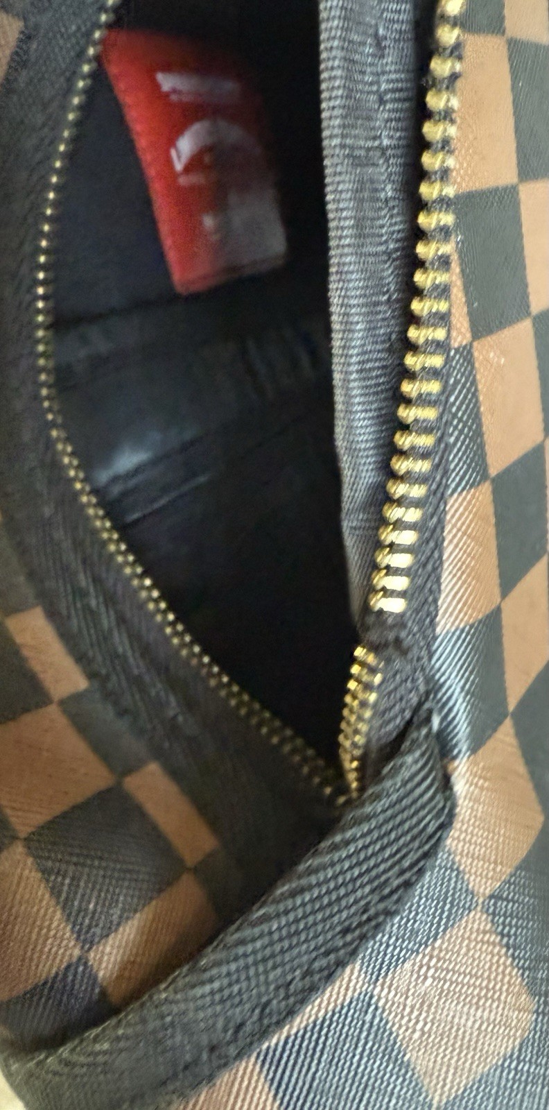 Sprayground Shark Backpack Brown Checkered Limited Edition Rare – Broken Zipper