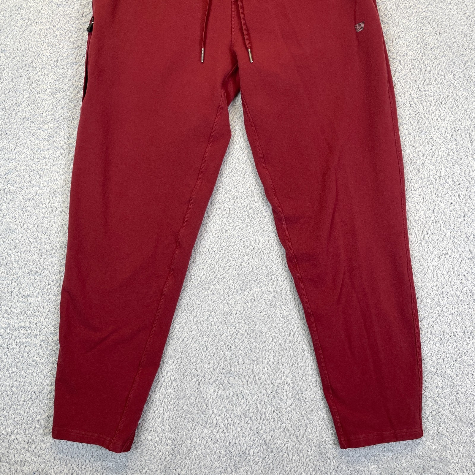 Mack Weldon Ace Daily Wear Joggers Sweatpants Men’s Large Red Drawstring