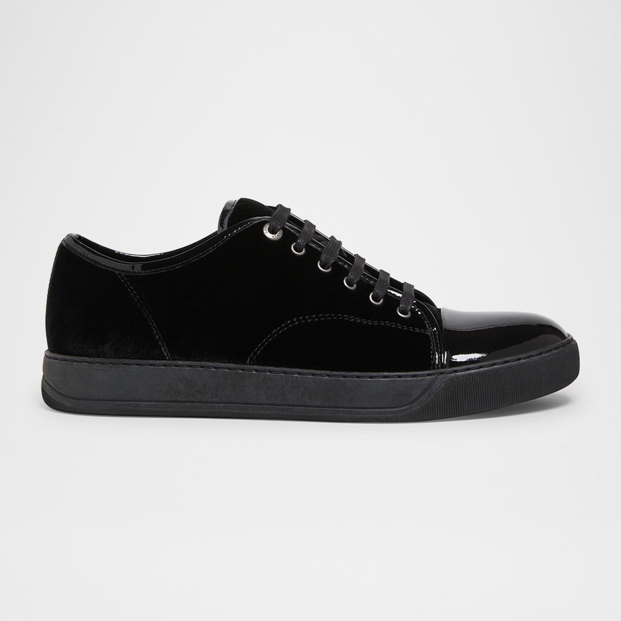 Lanvin Black Leather Lace-Up Oxford Dress Shoes Round Toe Solid US 10 Std Width