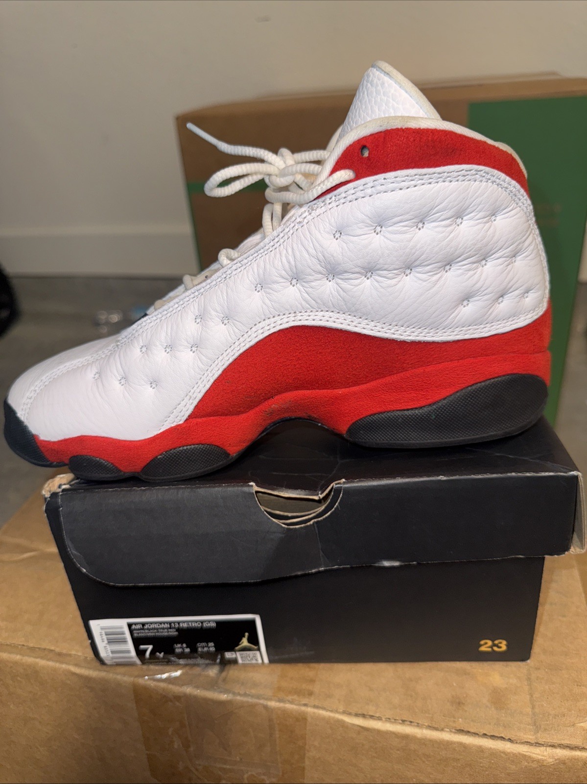 Air Jordan 13 Cherry Size 7y 100% Authentic Ready To Ship !! Super Cheap