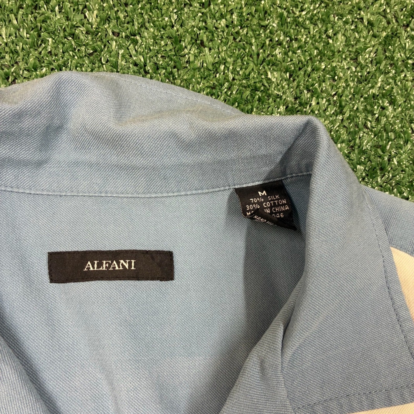 Y2K Alfani Striped Button-Up Shirt