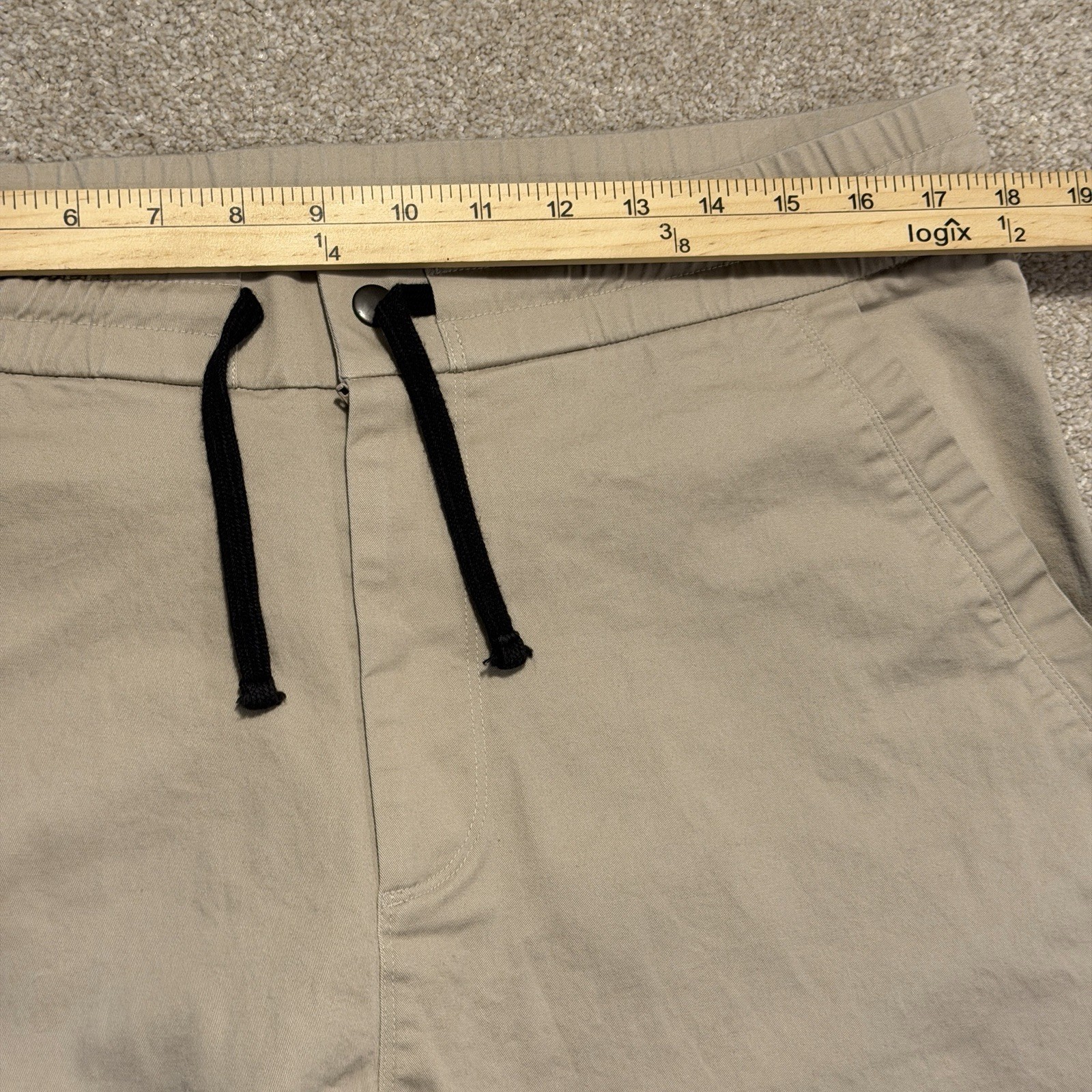 Paskho Pants Mens Large Community Made Comfy Stretch Chino Drawstring Hiking USA