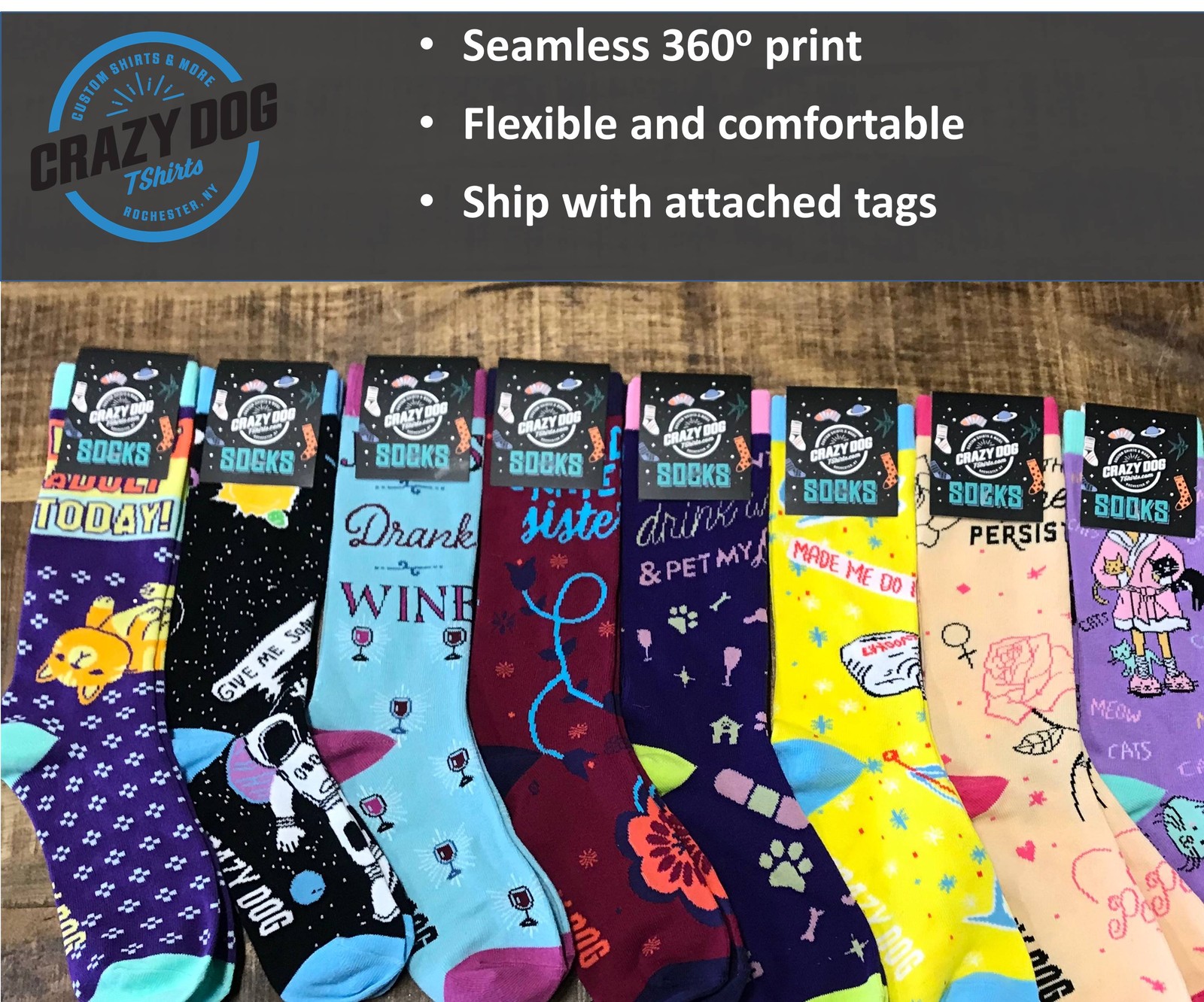 Men’s USA Peace Hands Socks Funny Awesome Fourth Of July Patriotic Flag Lovers