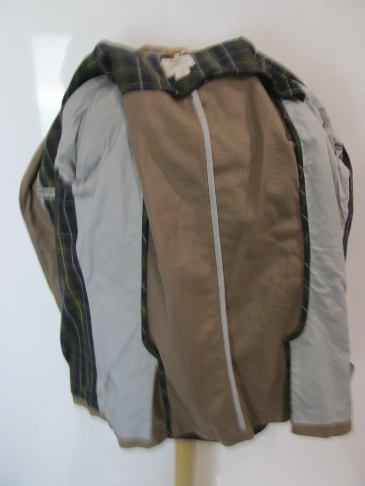 Timberland Men’s Button-up Blazer Dark-Beige Jacket With Pockets UK Size Large