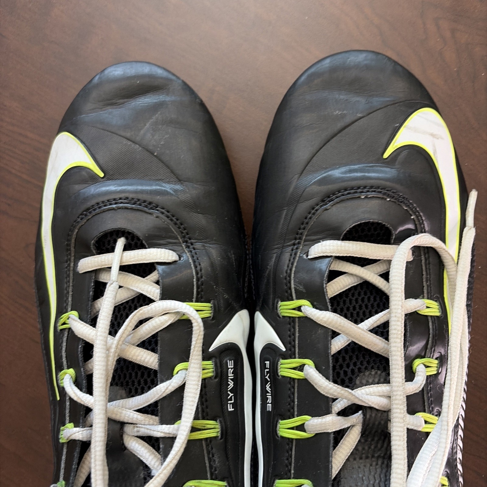 Nike Vapor Edge 360 VC “Black Volt” Men’s Size 11.5 Football Cleats