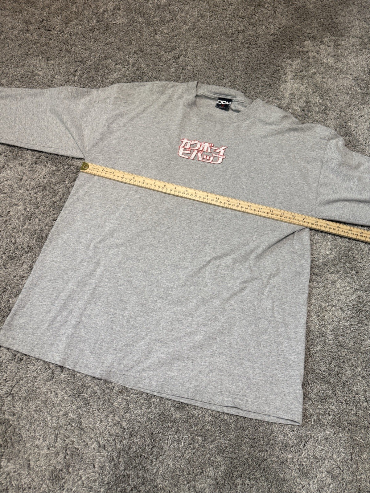 Vintage Cowboy Bepop ODM T-Shirt Size XL Arm And Back Graphic
