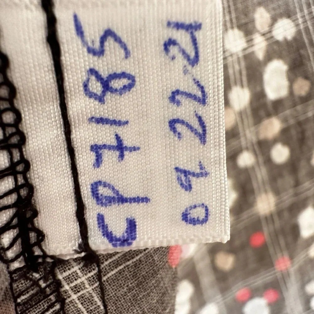 Eva Franco Albright Deco Dot Top in Black and Cream – NWT – Sample! – Size 8