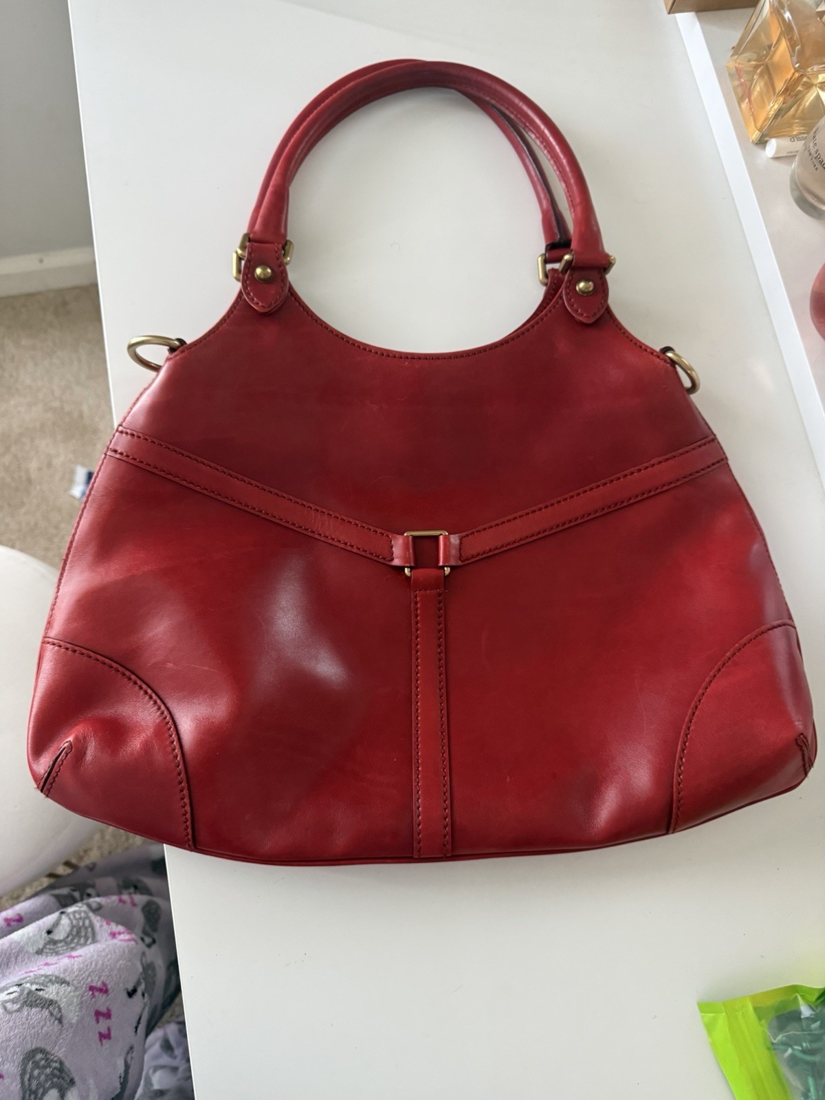 Gucci Leather Reins Hobo – Red Hobo Handbag
