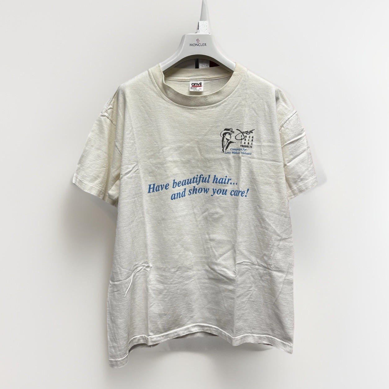 Vintage 90s Jose Eber Hair Care Products T Shirt L Single Stitch Made USA