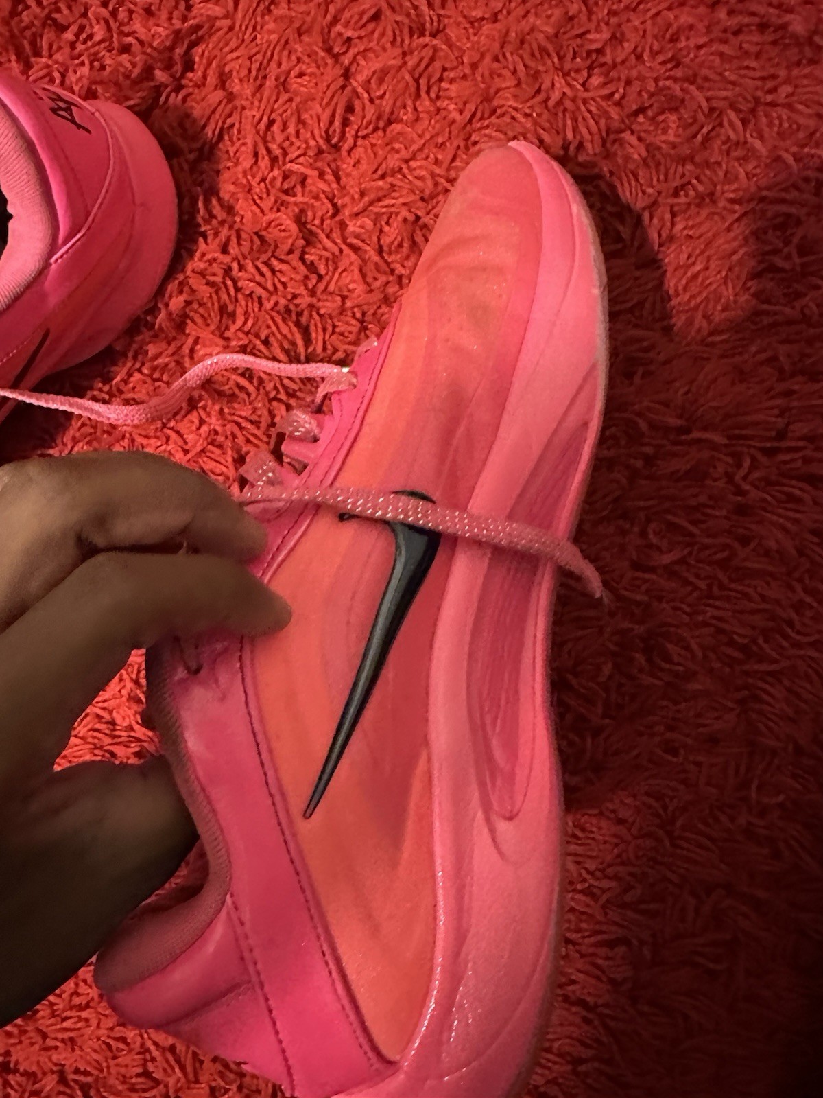 Nike A’One ‘Warning Label’ Basketball Shoes