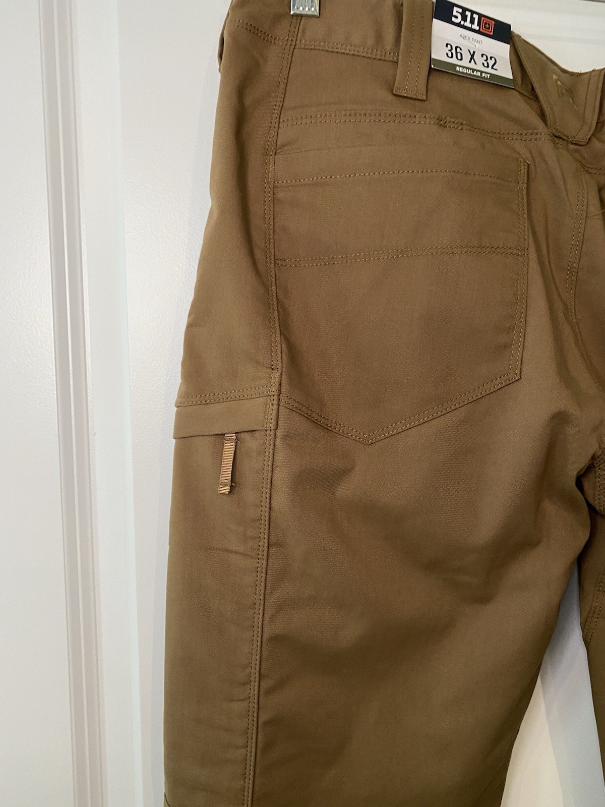 5.11 Tactical Men’s Apex Flex Tac Brown Cargo Pants 36×32 *NWT*