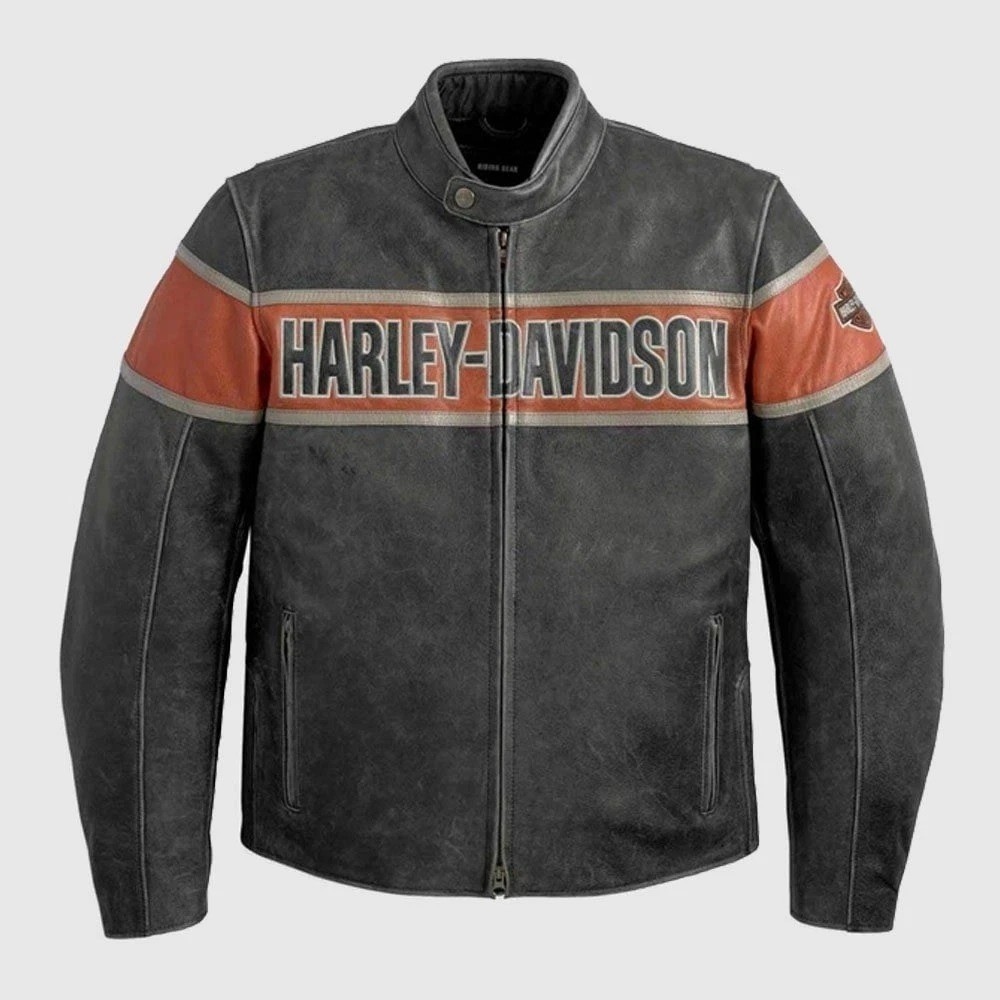 New Genuine cowhide leather motorcycle biker jacket chile remote