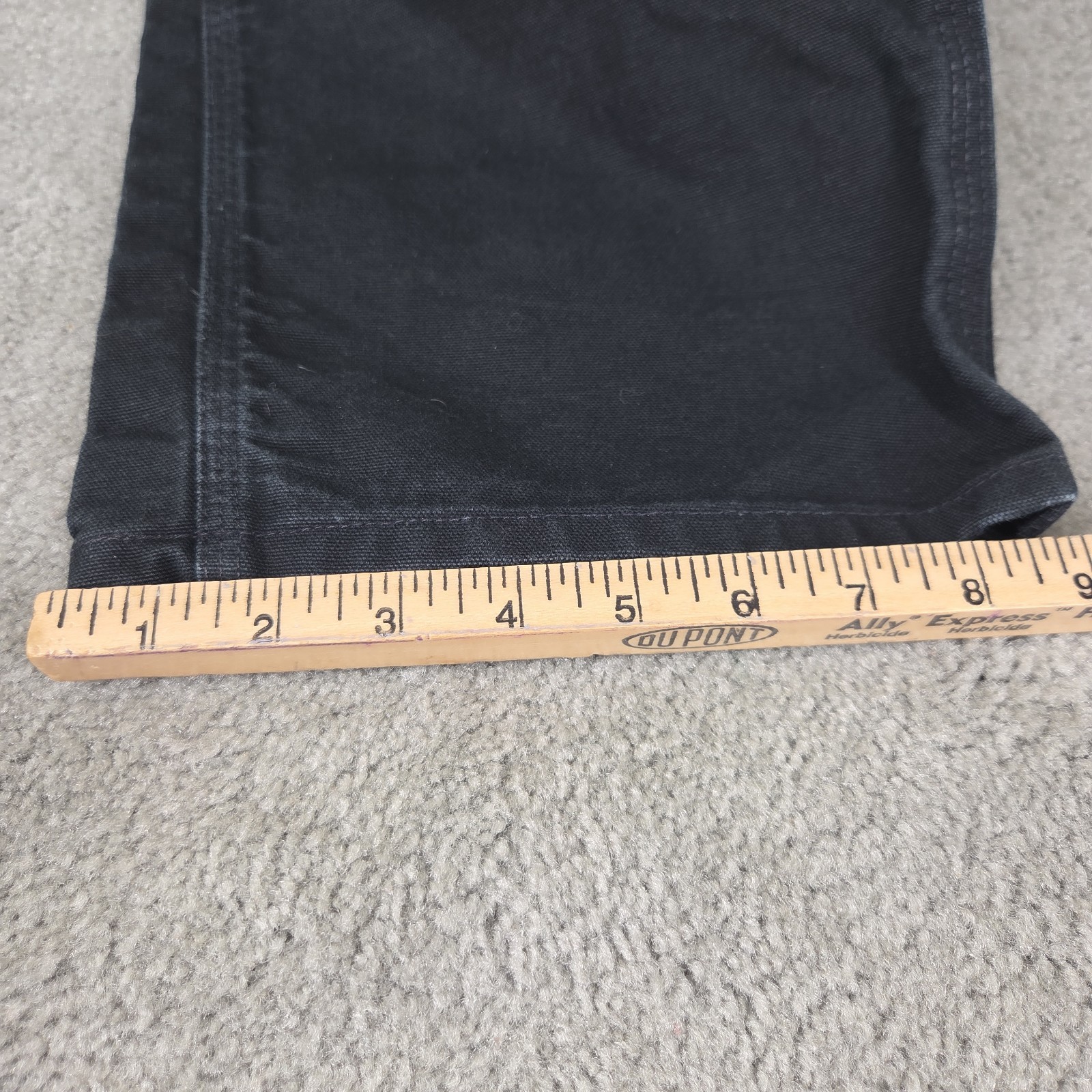 Carhartt Black Double Knee Work Pants Mens 38X34 Mens Original Fit Union Made