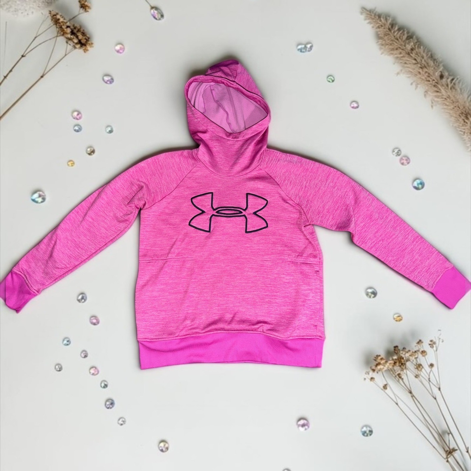 Under Armour – ColdGear Scuba Hooded Sweatshirt – Womens Small Loose Fit
