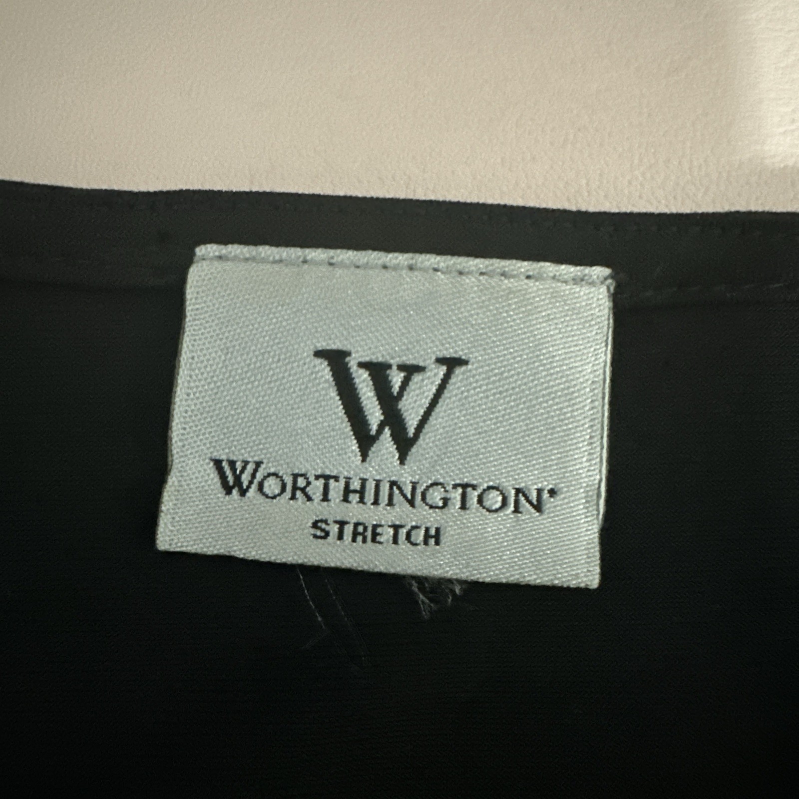 Worthington Women’s XL Shirt Teal & Black Sleeveless Trendy Stylish Top