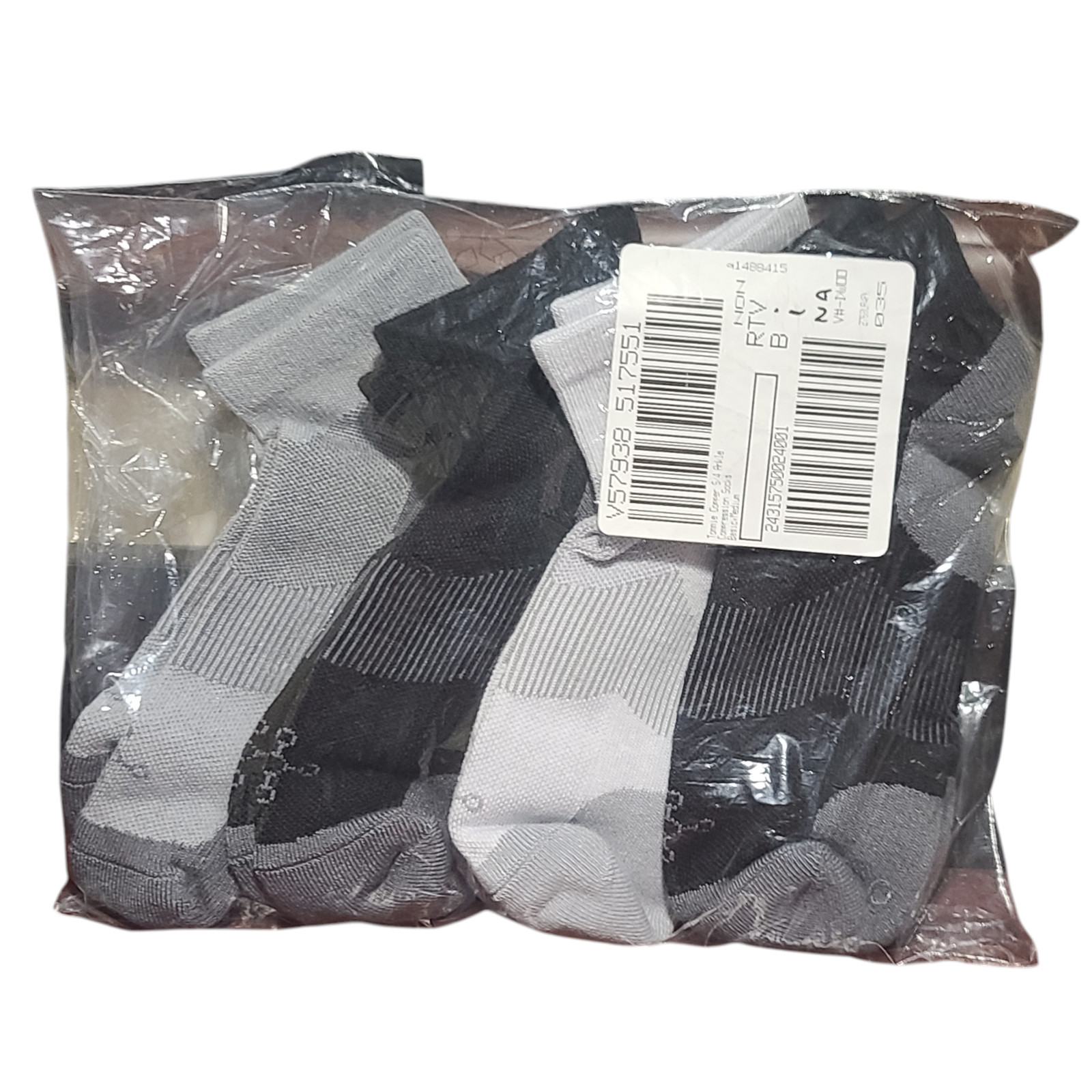 Tommie Copper Set of 4 Ankle Compression Socks Basic – Medium