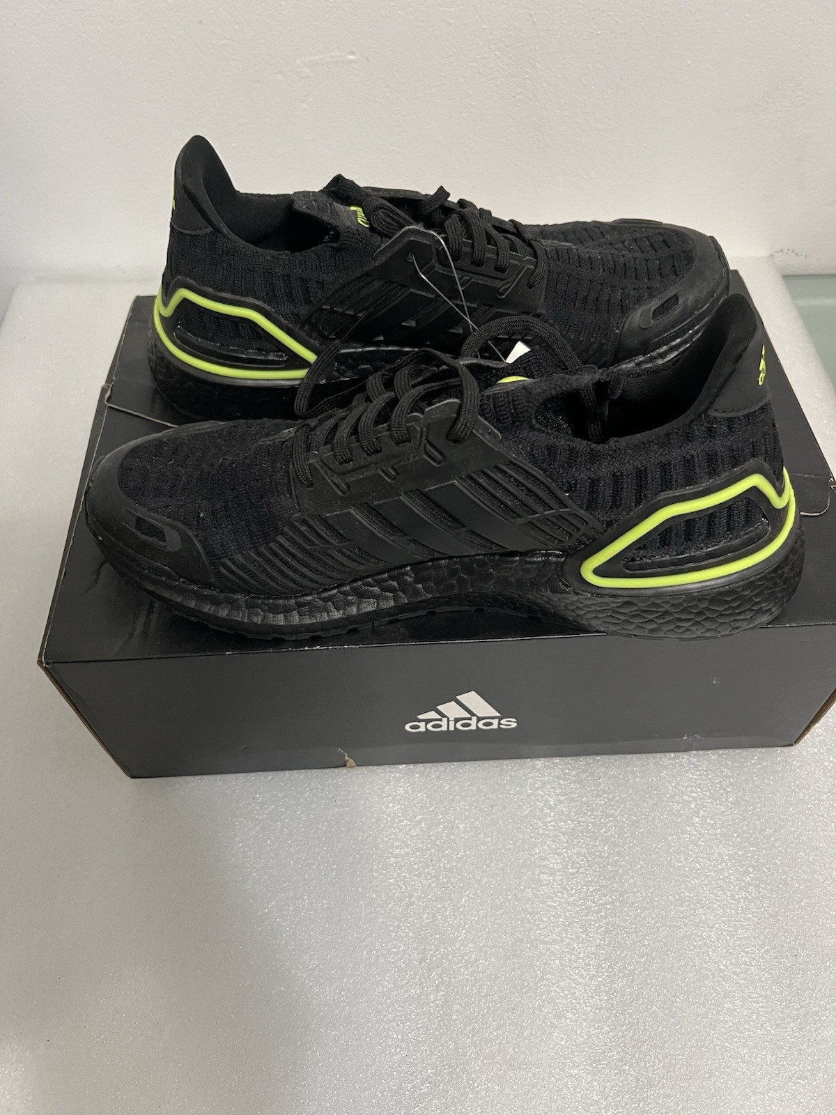 Adidas Ultra Boost DNA CC1 Black Solar Yellow GX7812 Size 9.5 Men’s / 10.5Womens