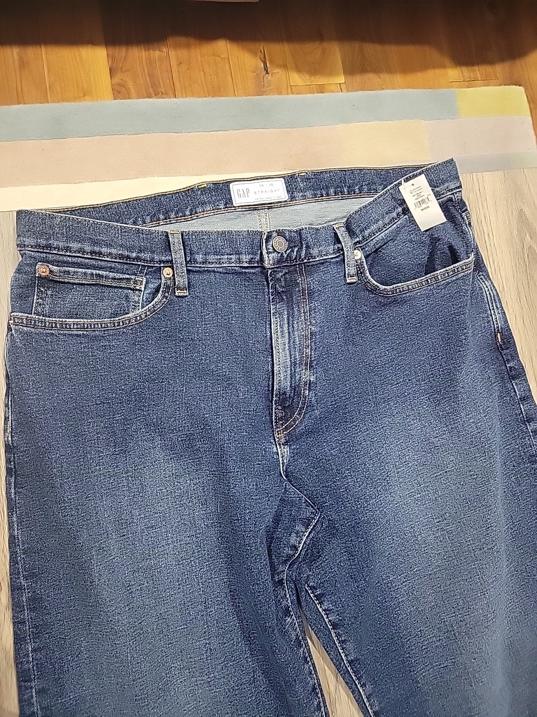 Gap Men’s Jeans. Size 36×36. Blue. Straight. 99%Cotton 1% Spandex
