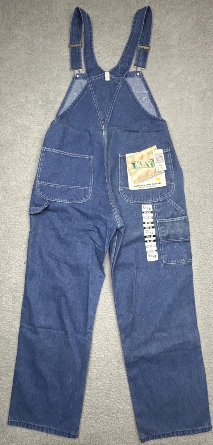 Key ~ Men’s ~ 272.42 ~ Hi-Back Bib Overalls ~ Soft Denim