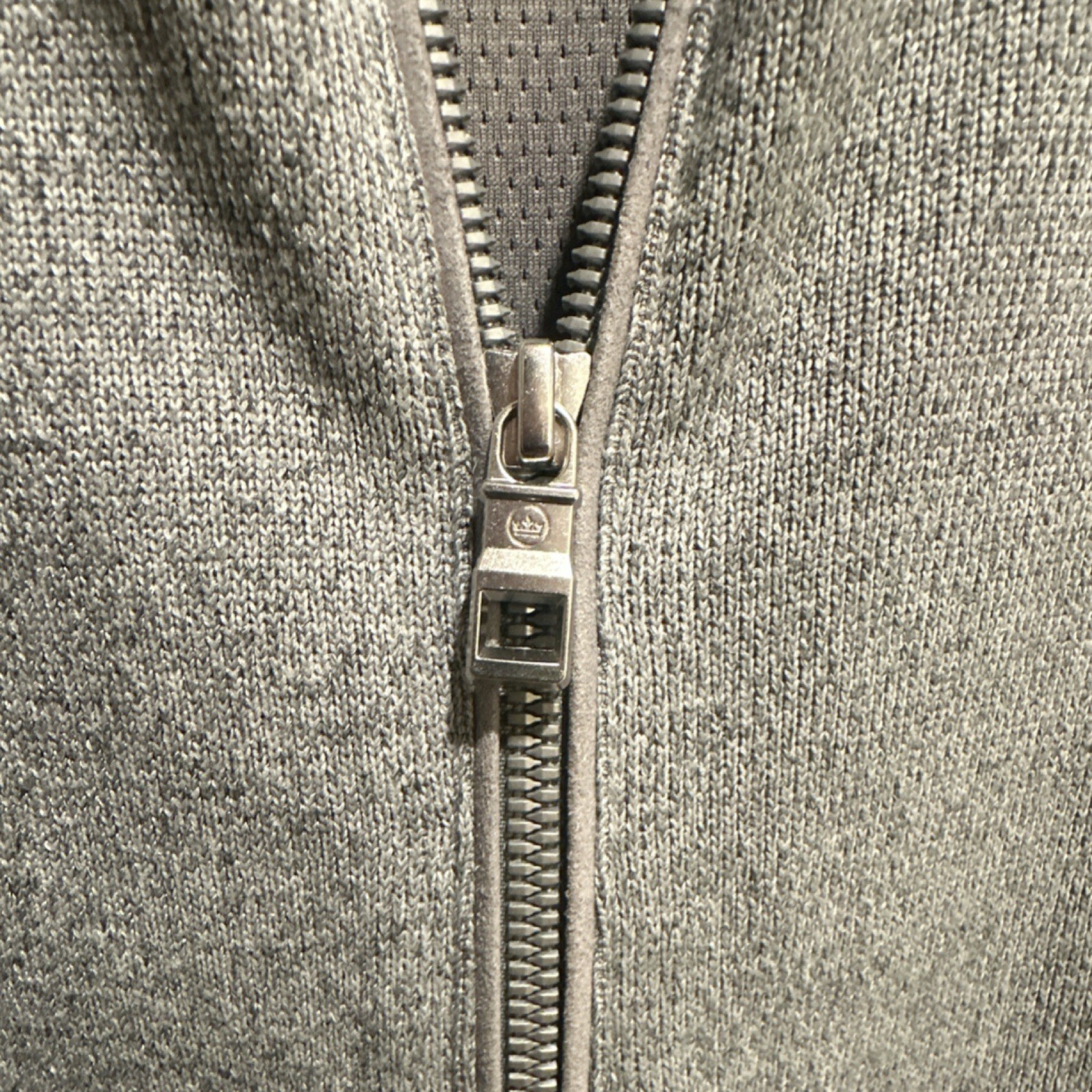 Peter Millar Men’s Gray Full-Zip Stand-Up Collar Vest w/ Pockets Size M
