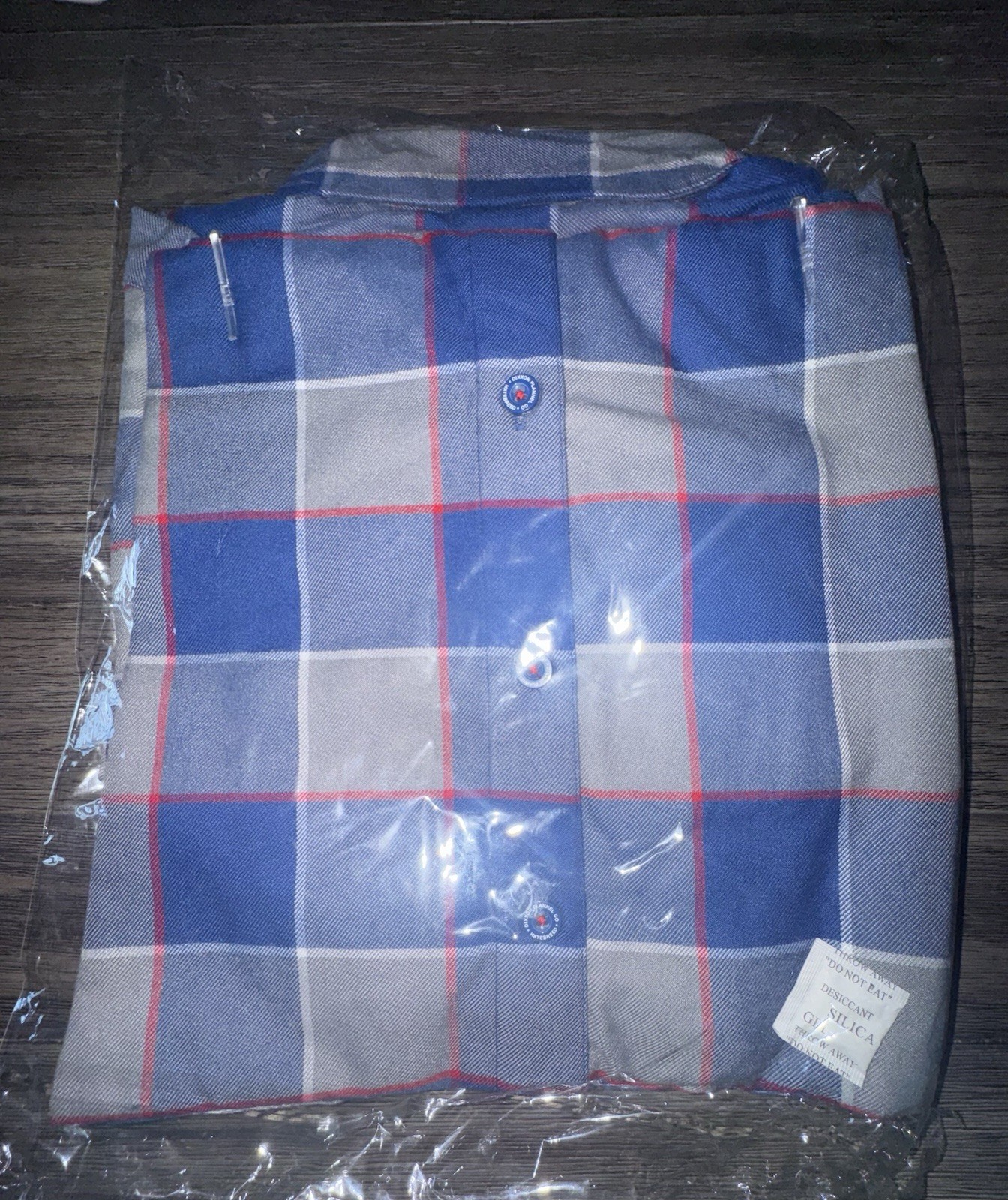 Dixxon Flannel Co Hatebreed 1.0 Limited Edition Blue Plaid Shirt Mens Large Bnib