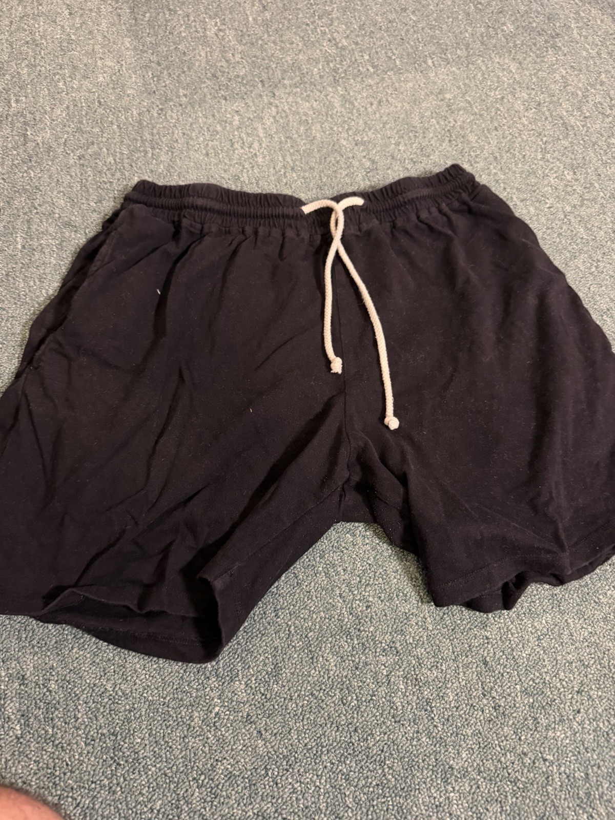 Harvest and Mill Men’s Black 100% Organic Cotton Solid Drawstring Elastic XL