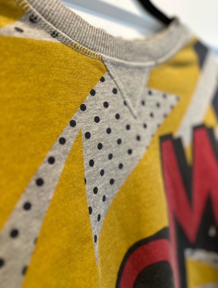 3.1 Phillip Lim Target Boom Comics Graphic Sweatshirt Crewneck Cotton L