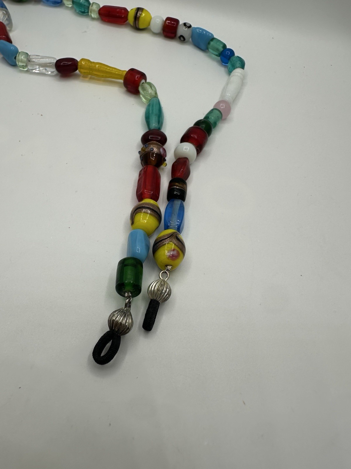 Handmade Glass Bead Glasses Holder Chain Necklace Eyewear Lanyard