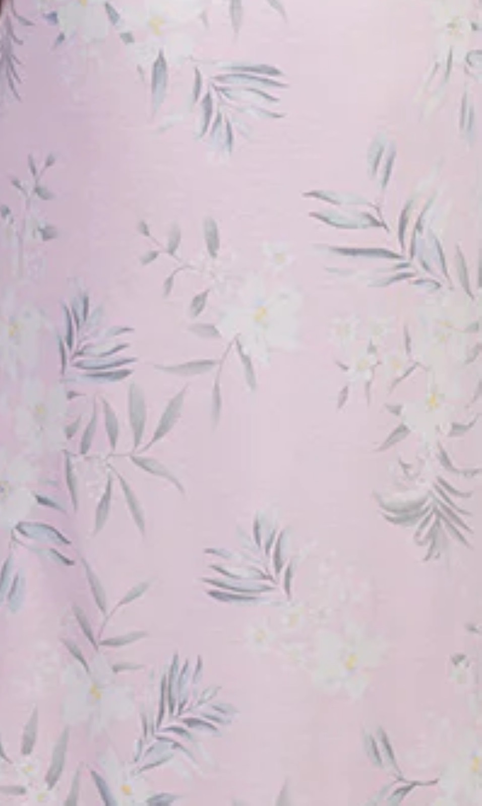 Nwt $59 Miss Elaine Pink FLORAL BOUQUET Cap Sleeves 46″ LONG Ballet Nightgown L