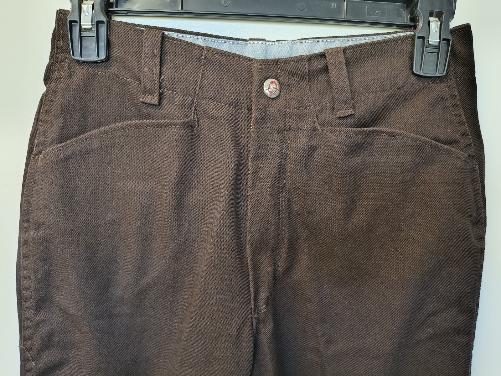 Vintage Ben Davis Union Made Brown Pants 28×27 Yellow Tag Have Been Hemmed