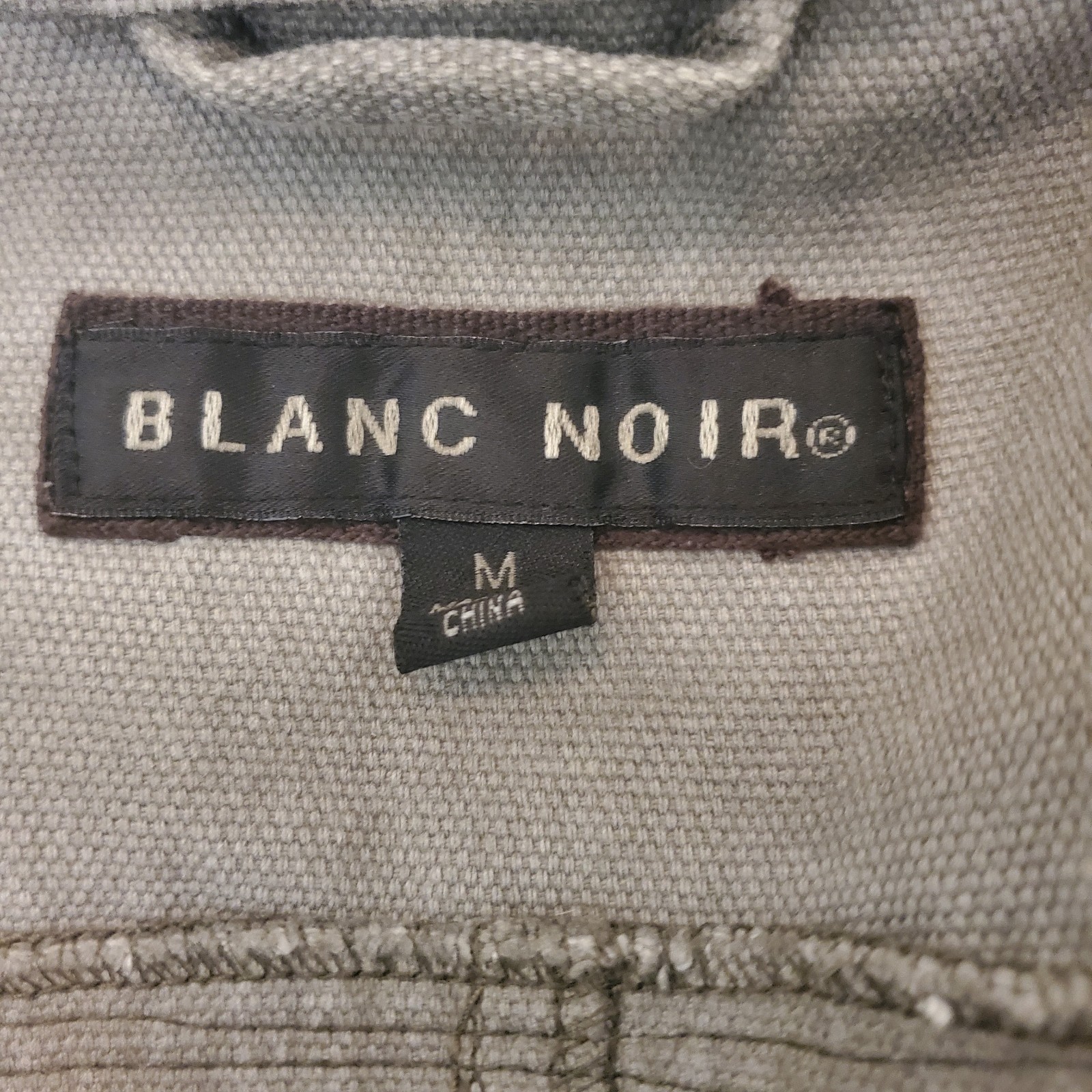 Blanc Noir Jacket Women Medium Leather Sleeves