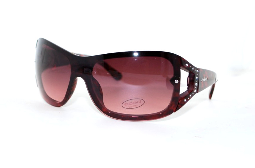 NEW BEBE BBOP1016Ce 612 Sunglasses Wrap Design New W Pouch