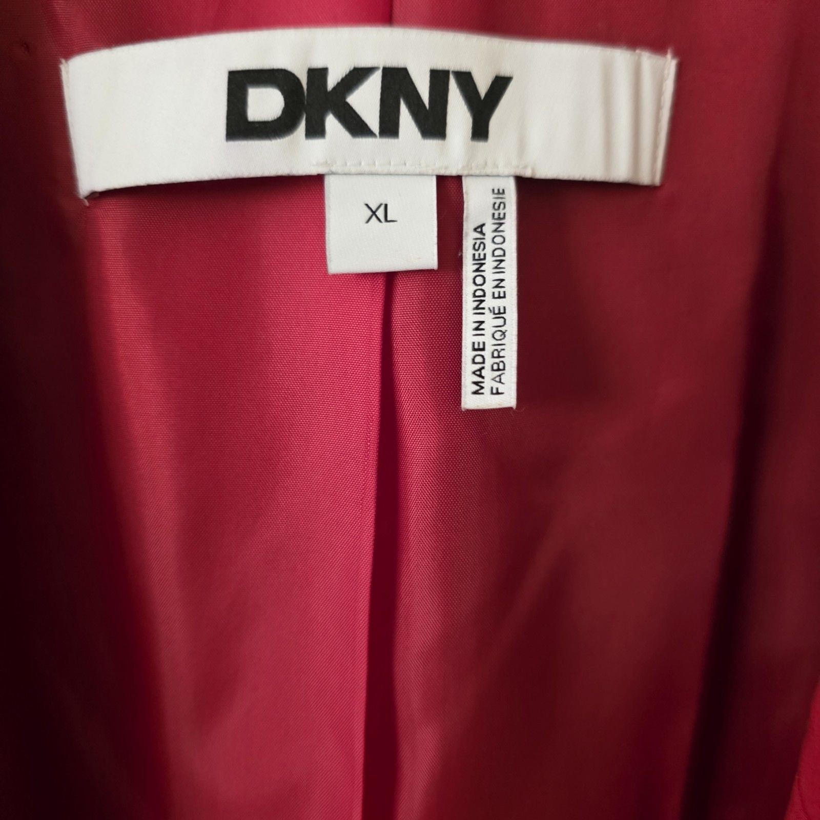 DKNY RED Woman’s Blazer Size XL NWOT