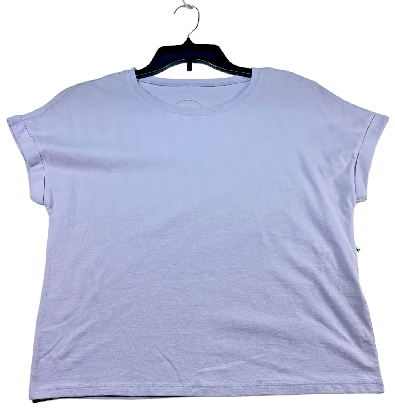 International Concepts Shirt Womens size XS Purple Cap Sleeve Cotton Top New