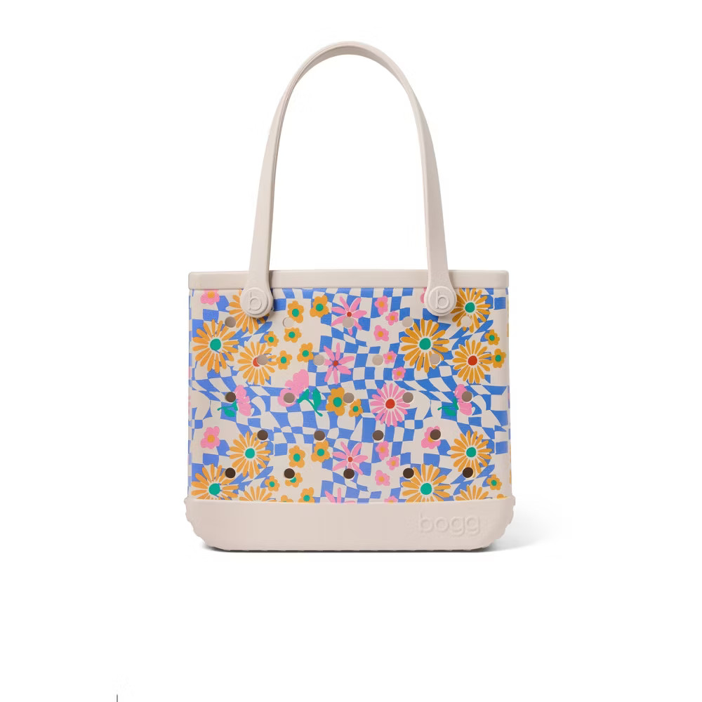 Baby Bogg Bag Tote Bag – Blue Saffron Check’er Out