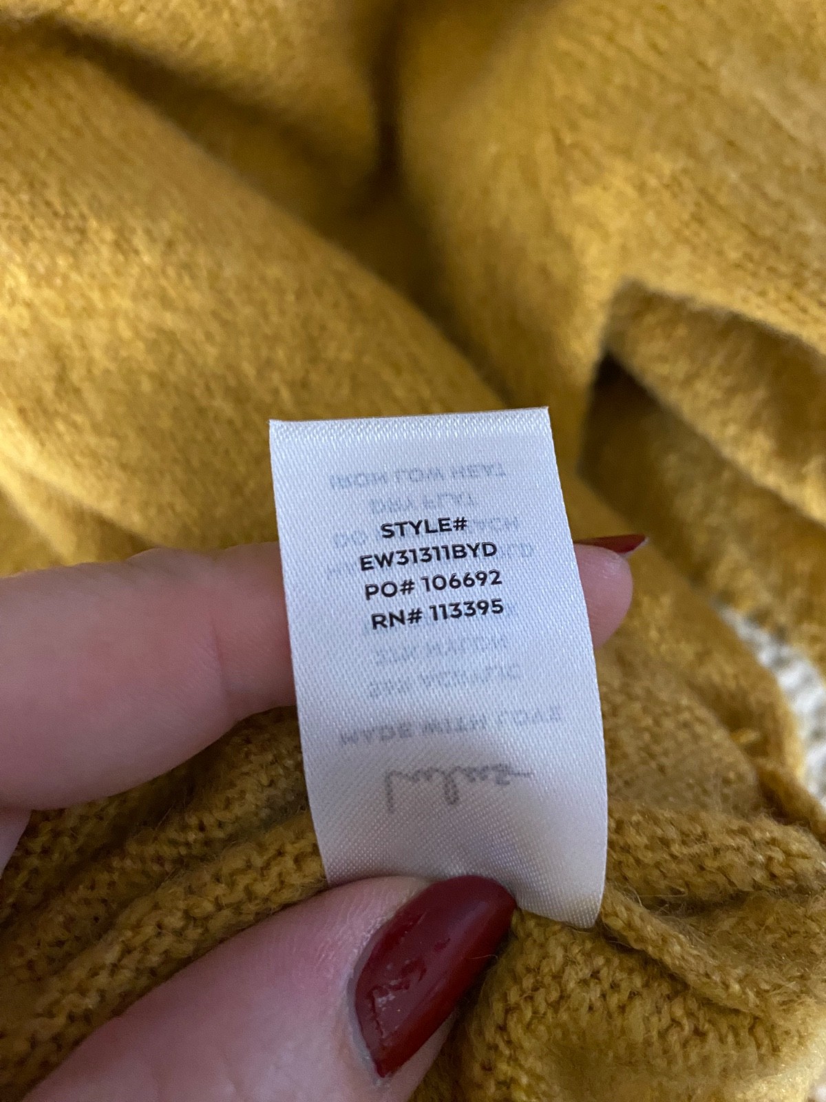 Lulus Women’s XS It’s Groovy Mustard Yellow Multi Knit Turtleneck Sweater Dress