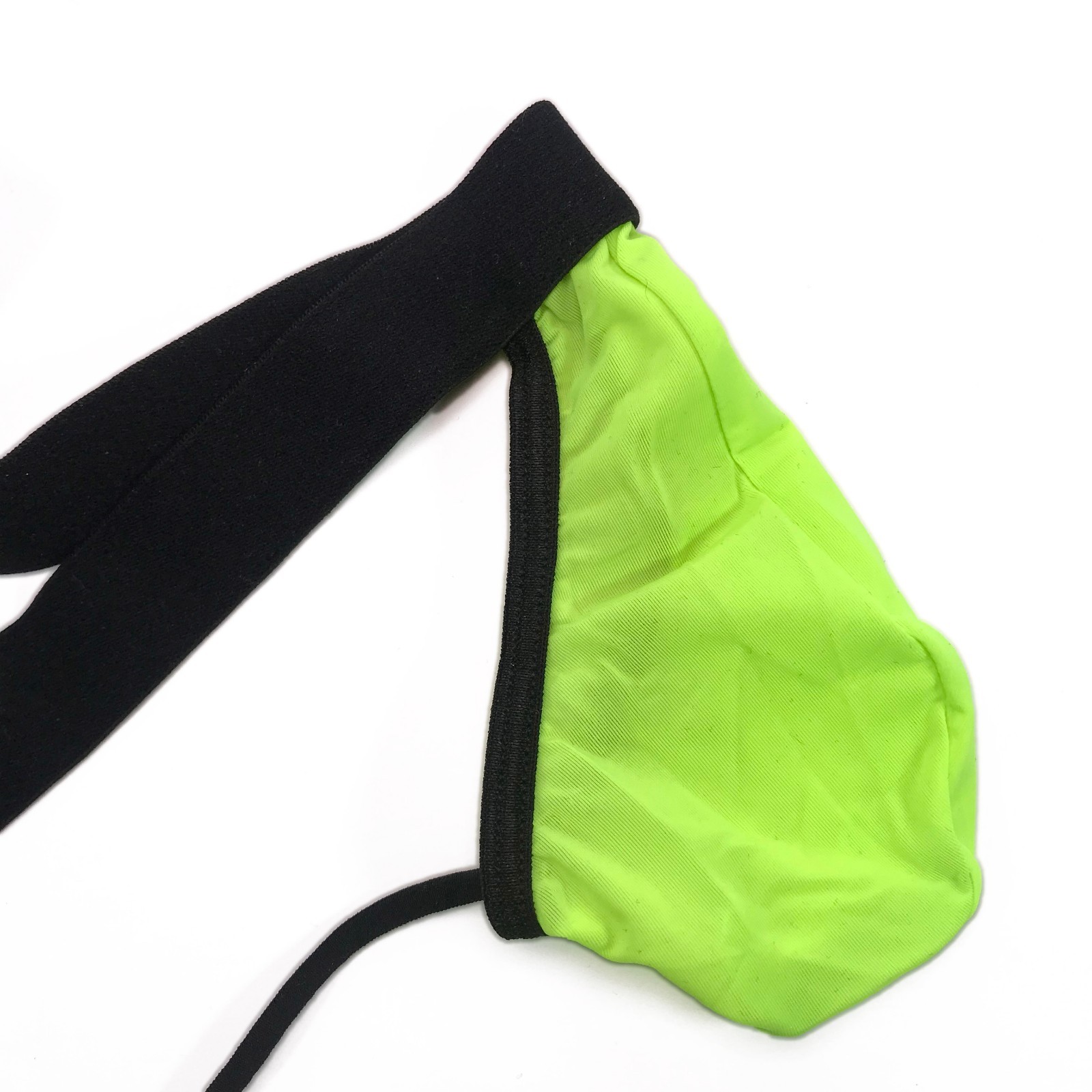 K1952 Mens Sexy Mini String Pouch Thong Soft Silky Thin Jersey Semi C-thru