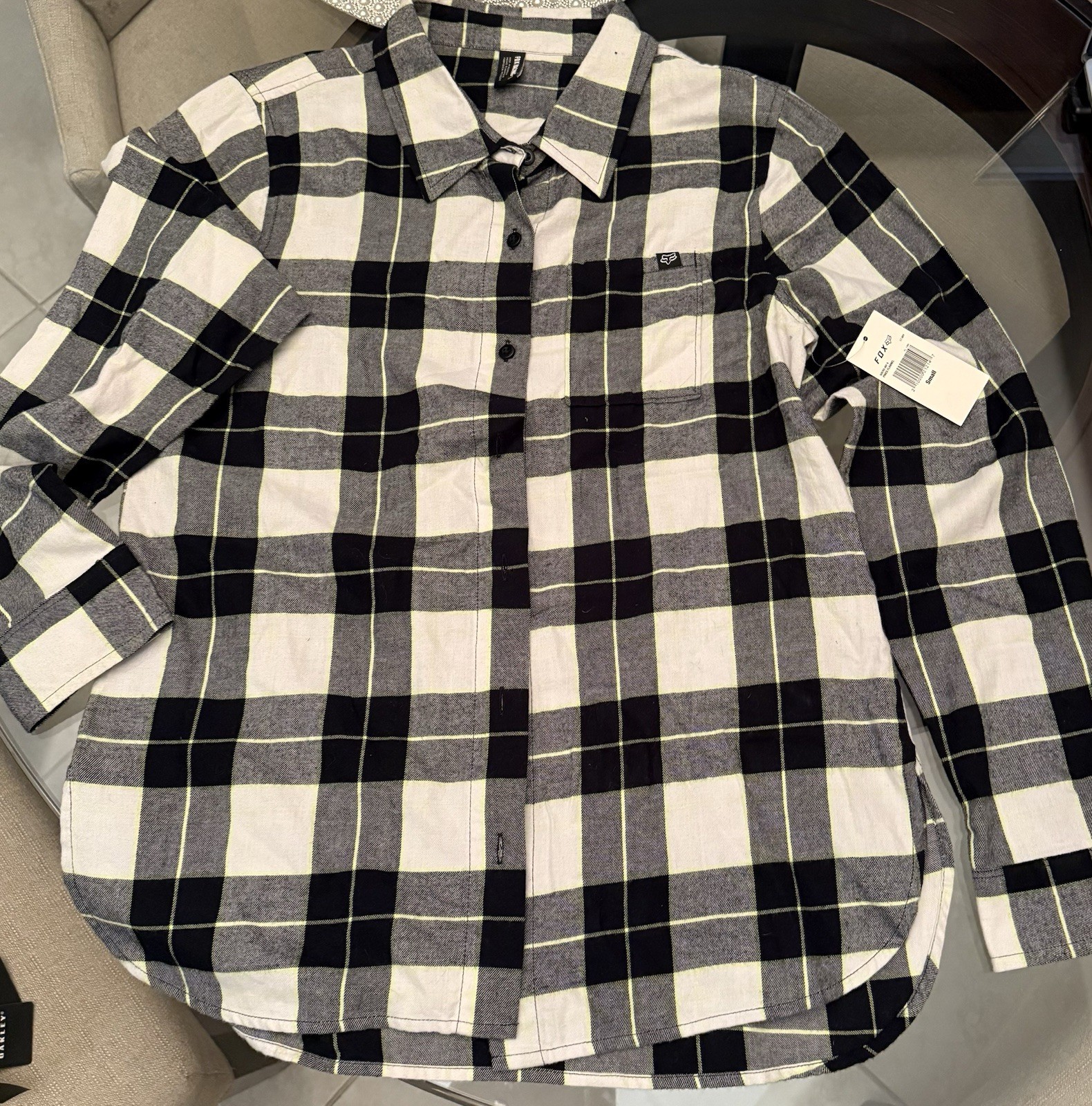 Fox Shirt Pines Flannel S25703-097-s Adult Small S SM Button Up Collar Racing