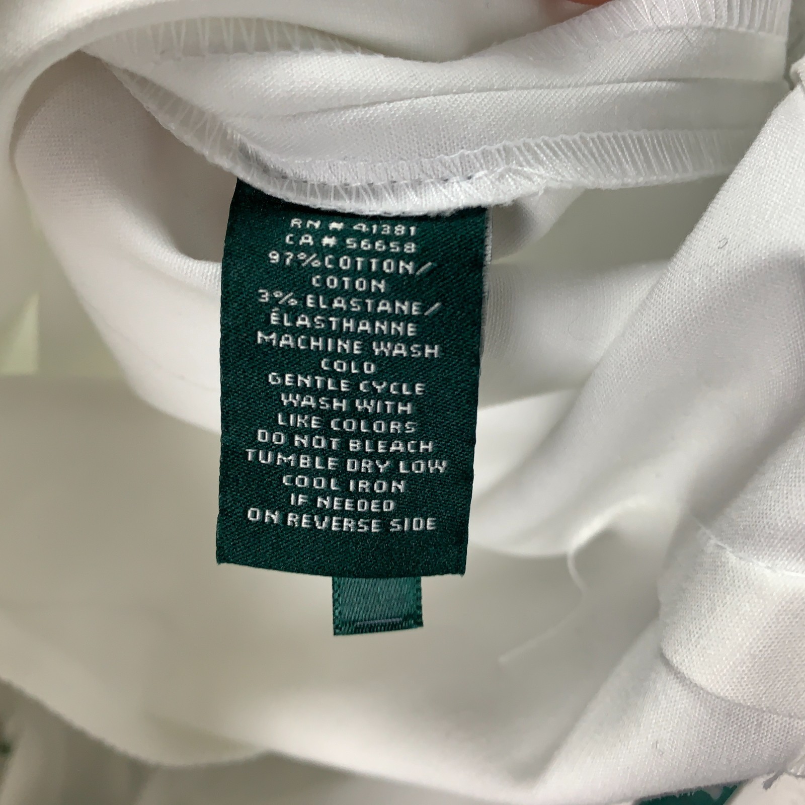 NWT Lauren Ralph Lauren Ankle Pants Womens 4 White Pintuck Stretch Side Zip $115