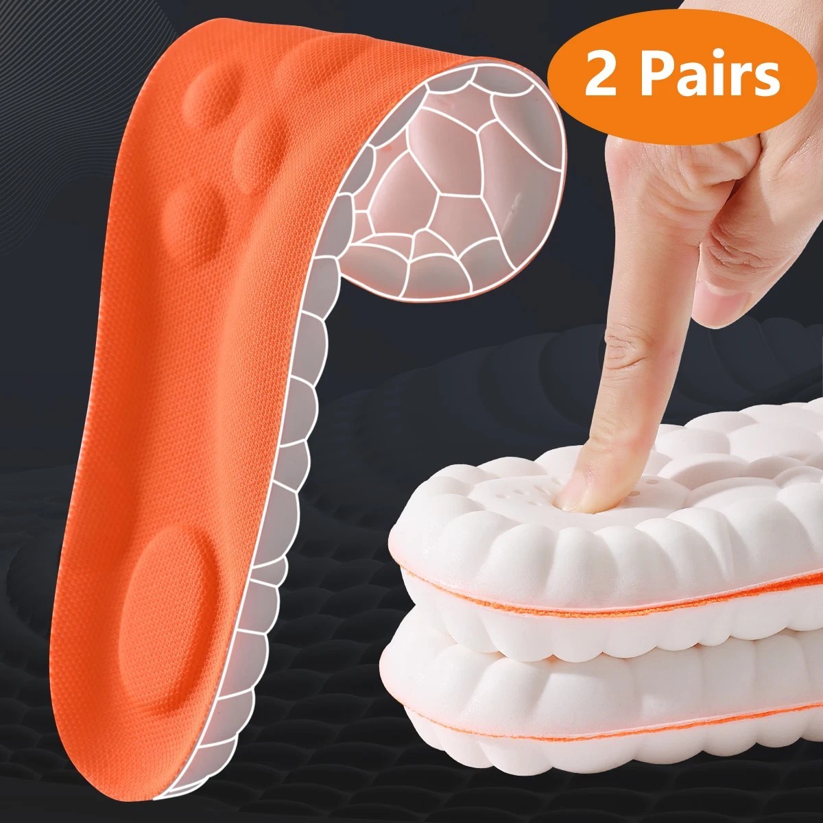 Original Stepprs Comfort Shoe Insoles Steppers Cloud Soles for Men Women US SIZE