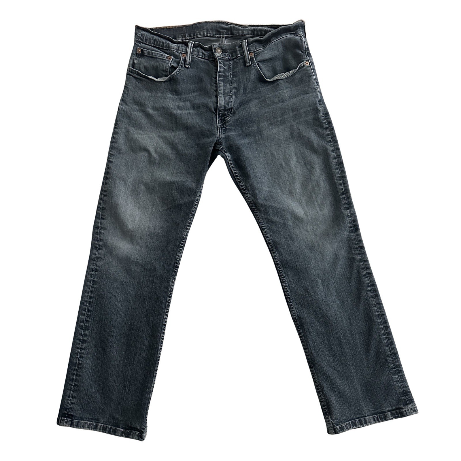 Levi’s 559 Jeans Relaxed Straight Fit Men’s 33×30 Navarro Blue Faded Distressed