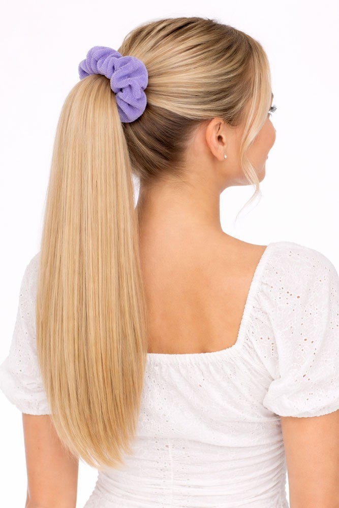 C.C Exclusive Women Teen Soft Stretchy Corduroy Solid Color Scrunchies