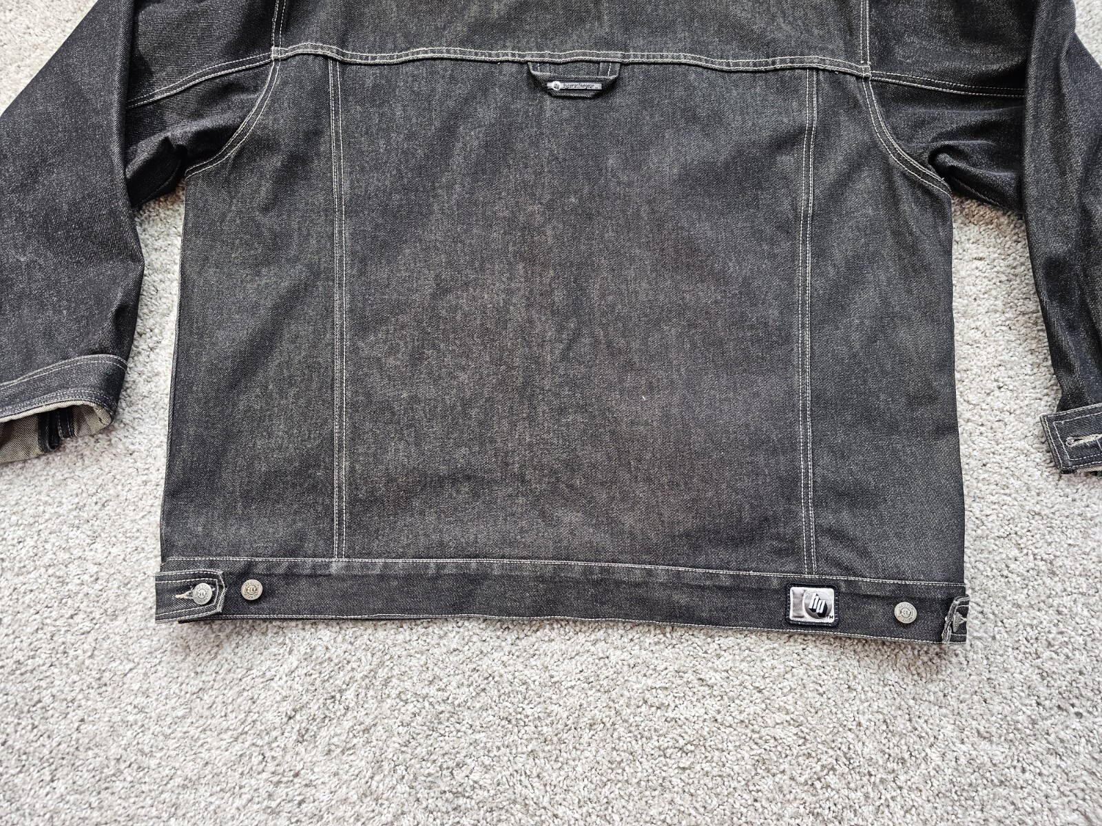 Hedz.up Jackets Sz 3XL/ Denim Jean Jacket/Hip-Hop Streetwear/Hong Kong/Vintage