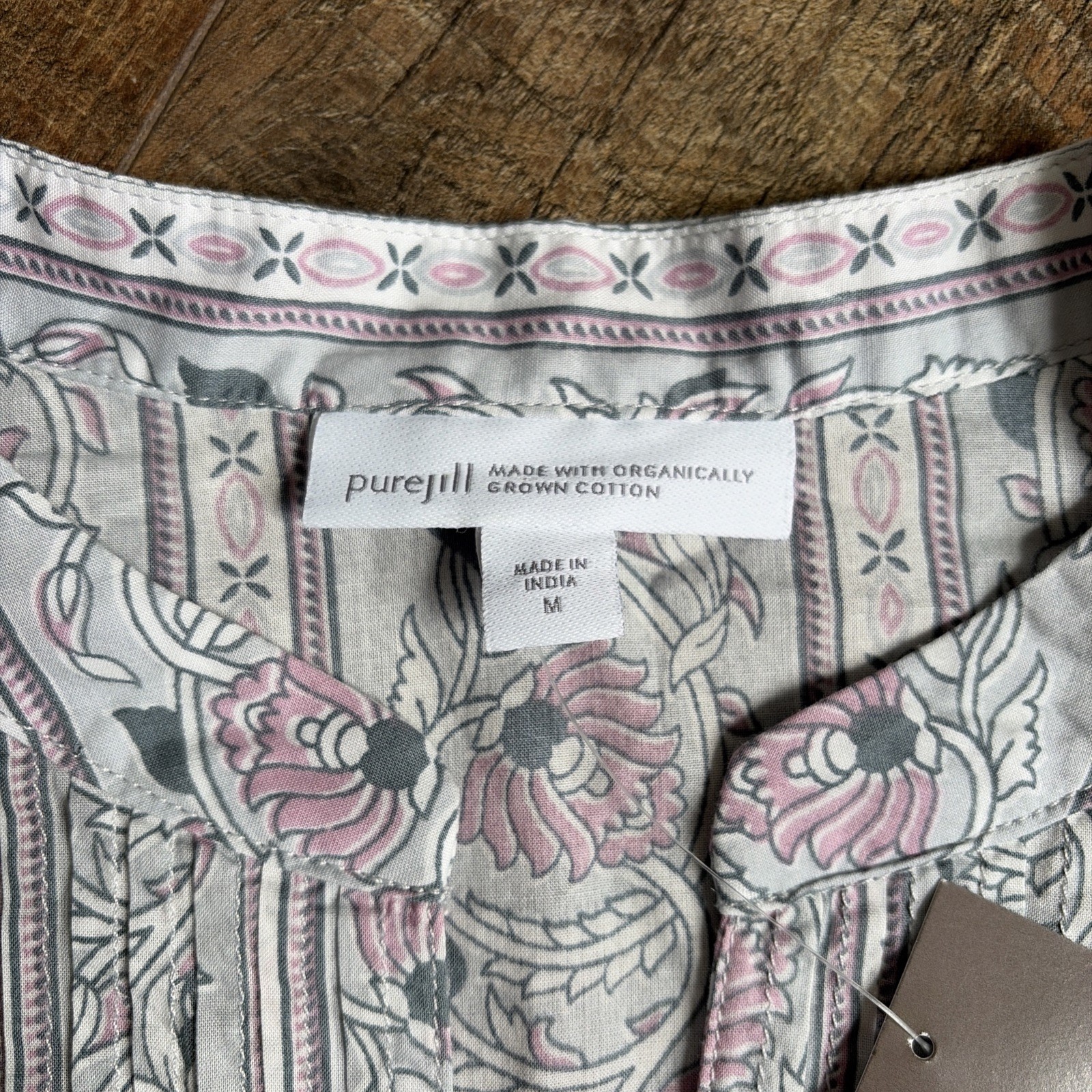 J Jill | NWT Organic Cotton Thin Lightweight Summer Blouse Medium