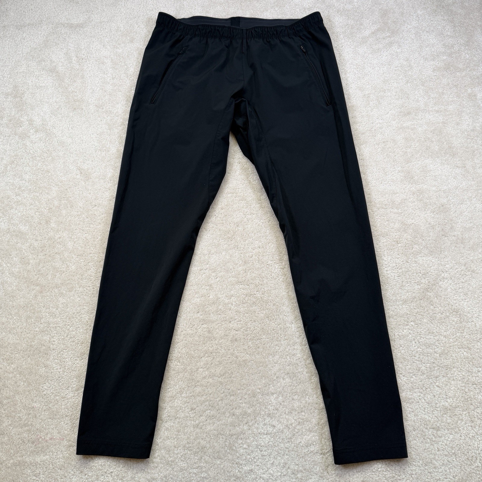 Paskho Harmonious Relaxed Pant Womens M Black Travel Pull On Comfort Stretch